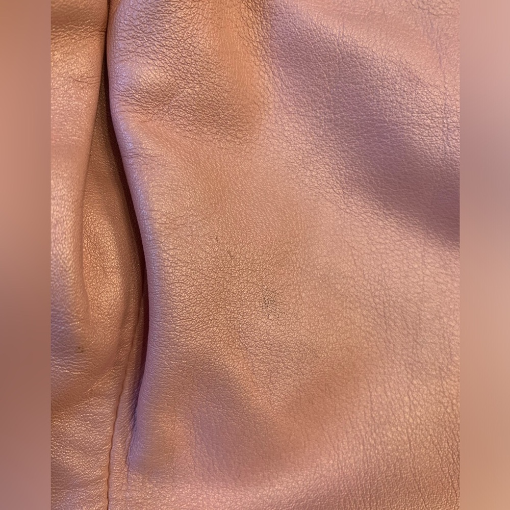 Coach Blush Pink Shiny Leather Shoulder Bag - Picture 3 of 7